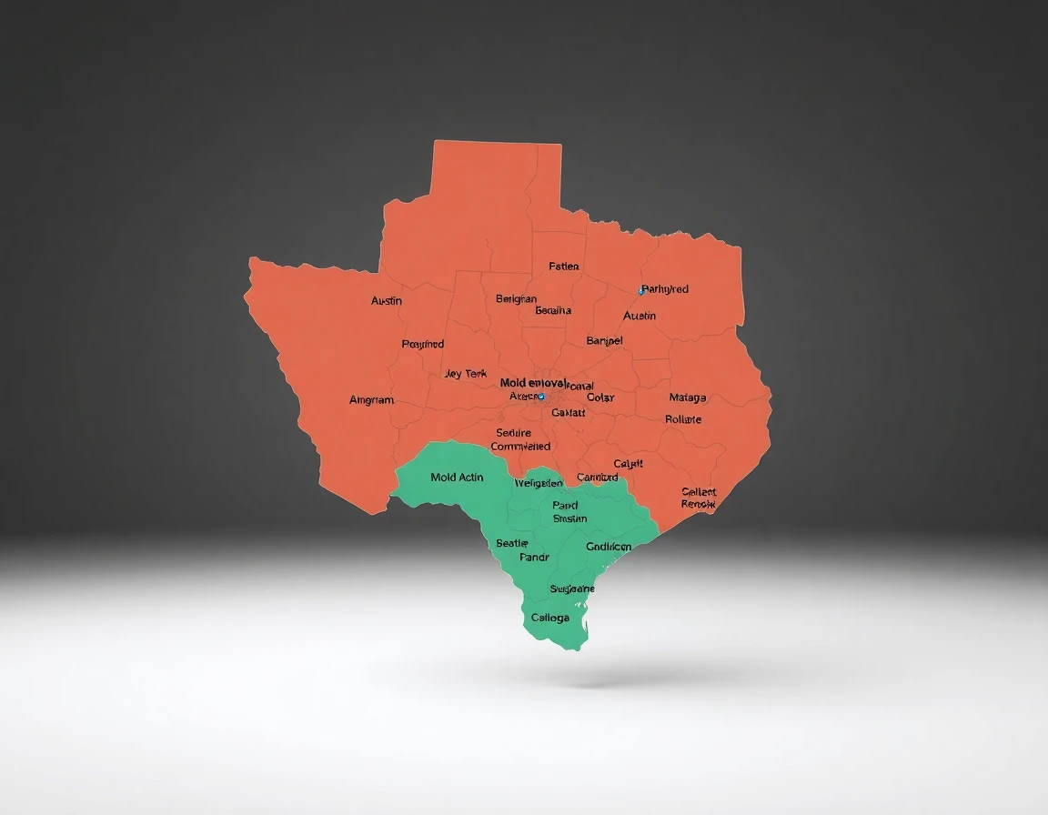 Mold Removal Service Areas Map